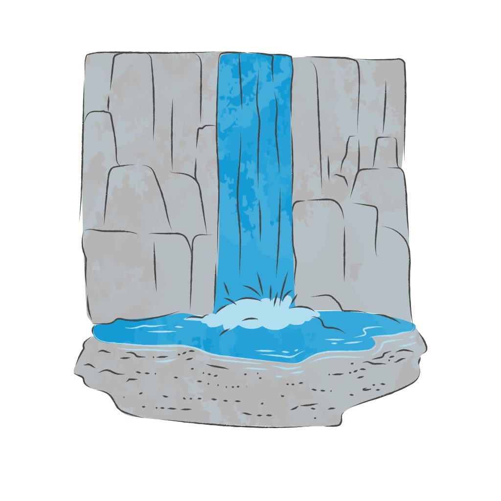 OTB AquaVeil- cascada para fuentes ornamentales