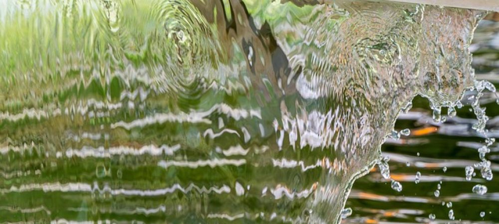 muro de agua exterior